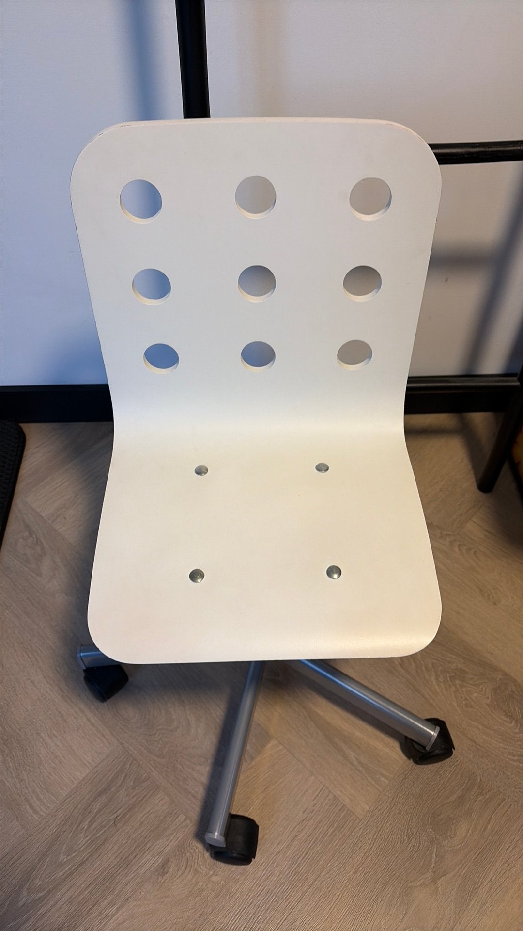 Bureau stoel ikea, Ophalen, Gebruikt, Wit
