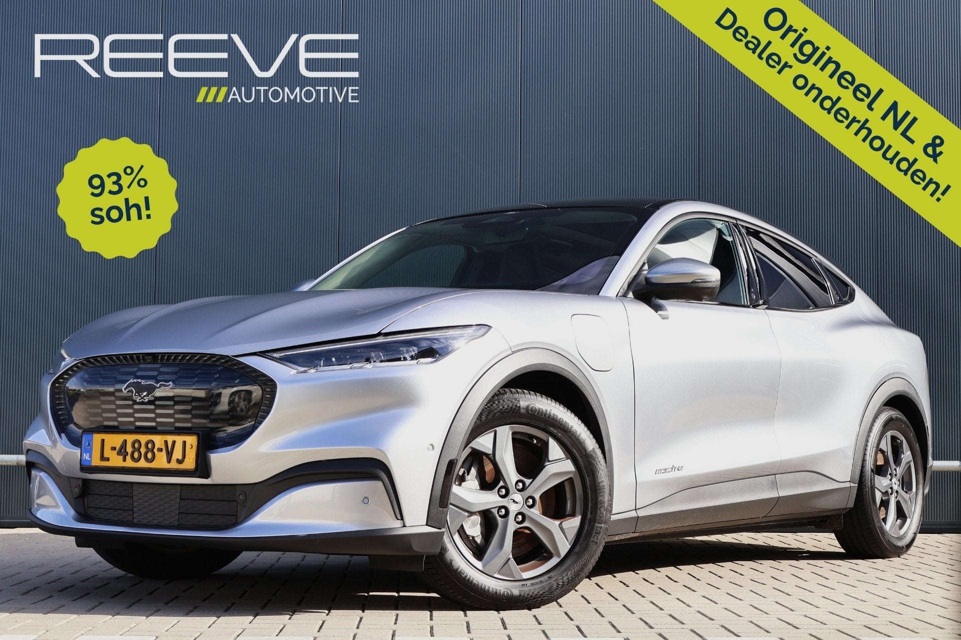 Ford Mustang Mach-E RWD 75 kWh 93% soh! | Technology Plus Pa, Auto's, Automaat, Dealer onderhouden, Achterwielaandrijving, Gebruikt