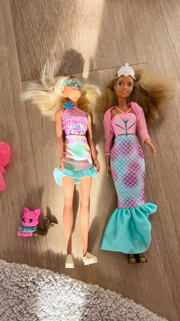 Barbie Zeemeerminnen, Ophalen of Verzenden, Gebruikt, Barbie