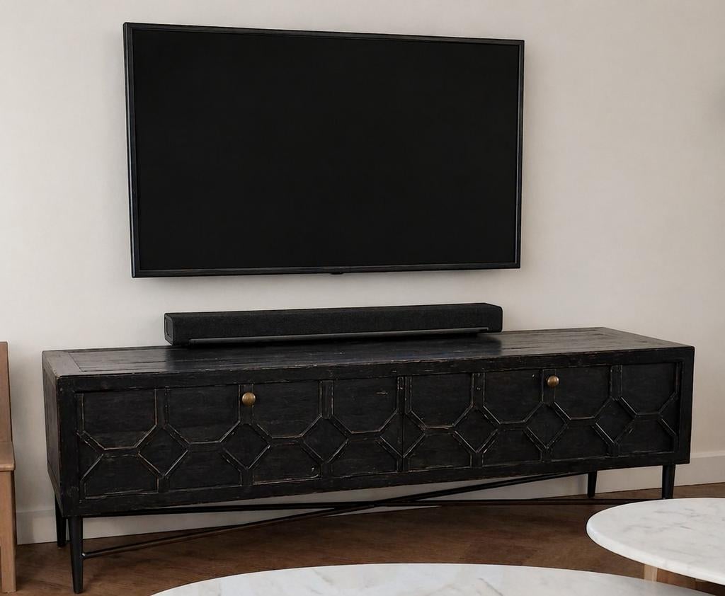 BePureHome Woood Request TV meubel, Gebruikt, Modern, Industrieel, 150 tot 200 cm, Minder dan 100 cm