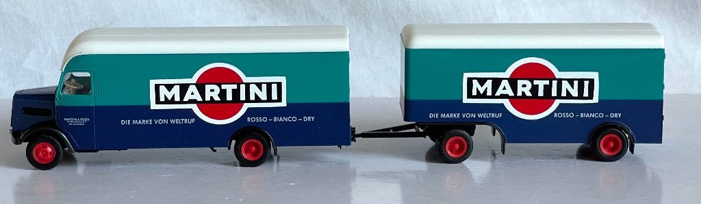 Albedo: MAN 750 combinatie "Martini", Ophalen of Verzenden, Zo goed als nieuw, Bus of Vrachtwagen