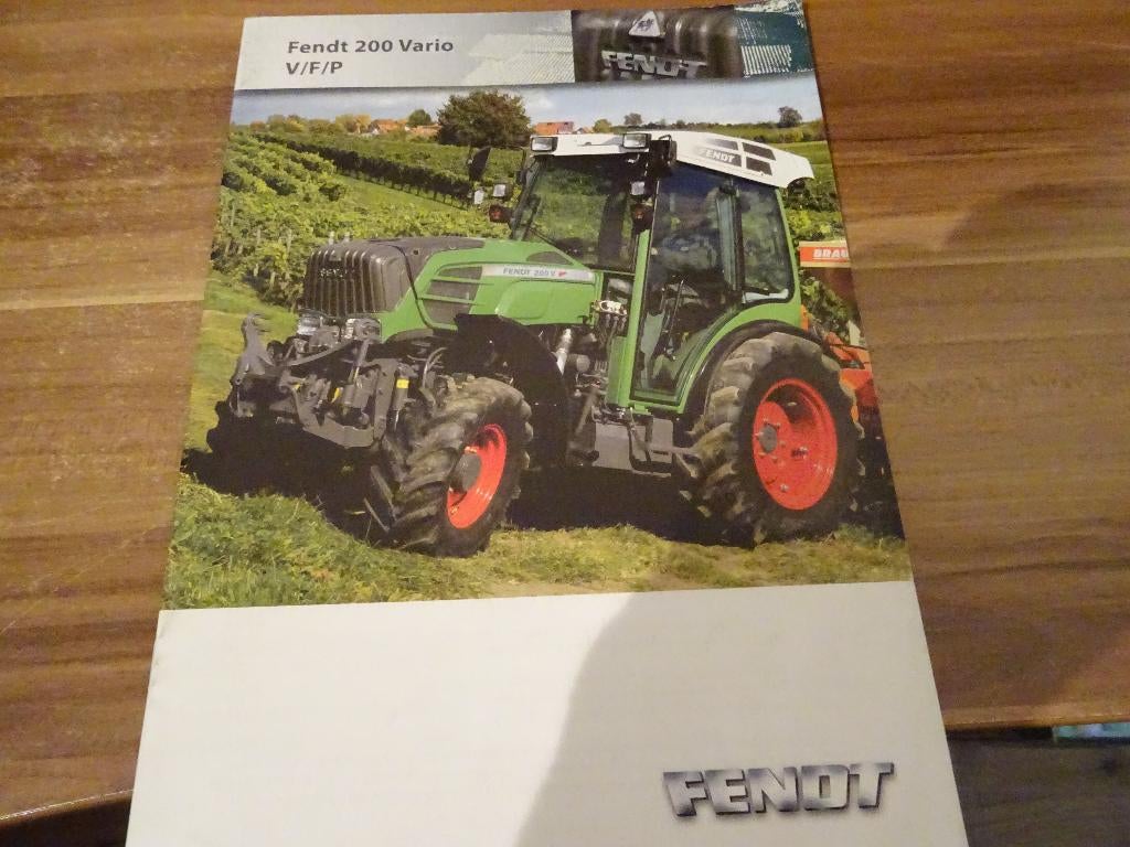 Fendt 200 Vario V/F/P folder, Ophalen of Verzenden, Zo goed als nieuw, Folder