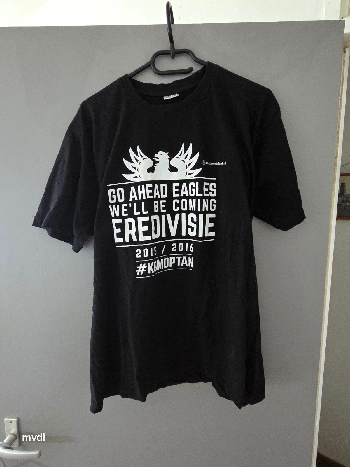 Go Ahead Eagles Eredivisie 2015/2016 T-shirt XL, Maat XL, Ophalen of Verzenden, Zo goed als nieuw, Clubaccessoires