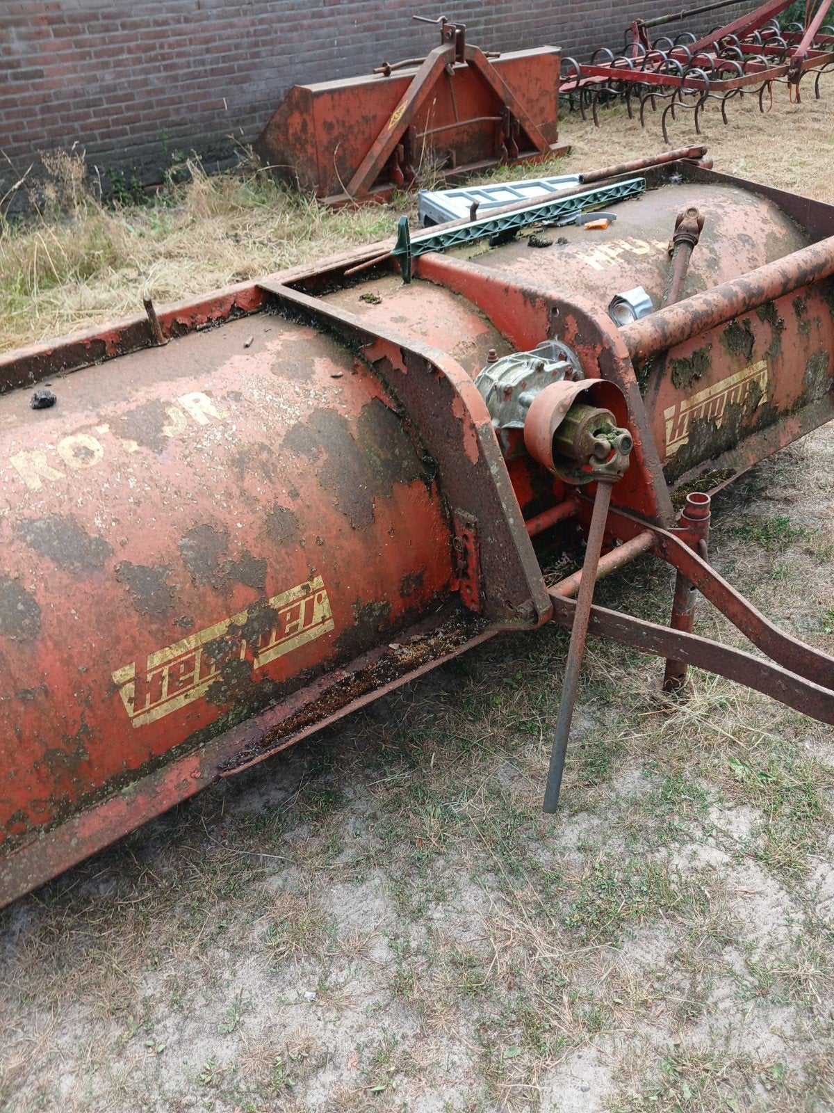 kemper hooischudder, Ophalen, Weidebouw