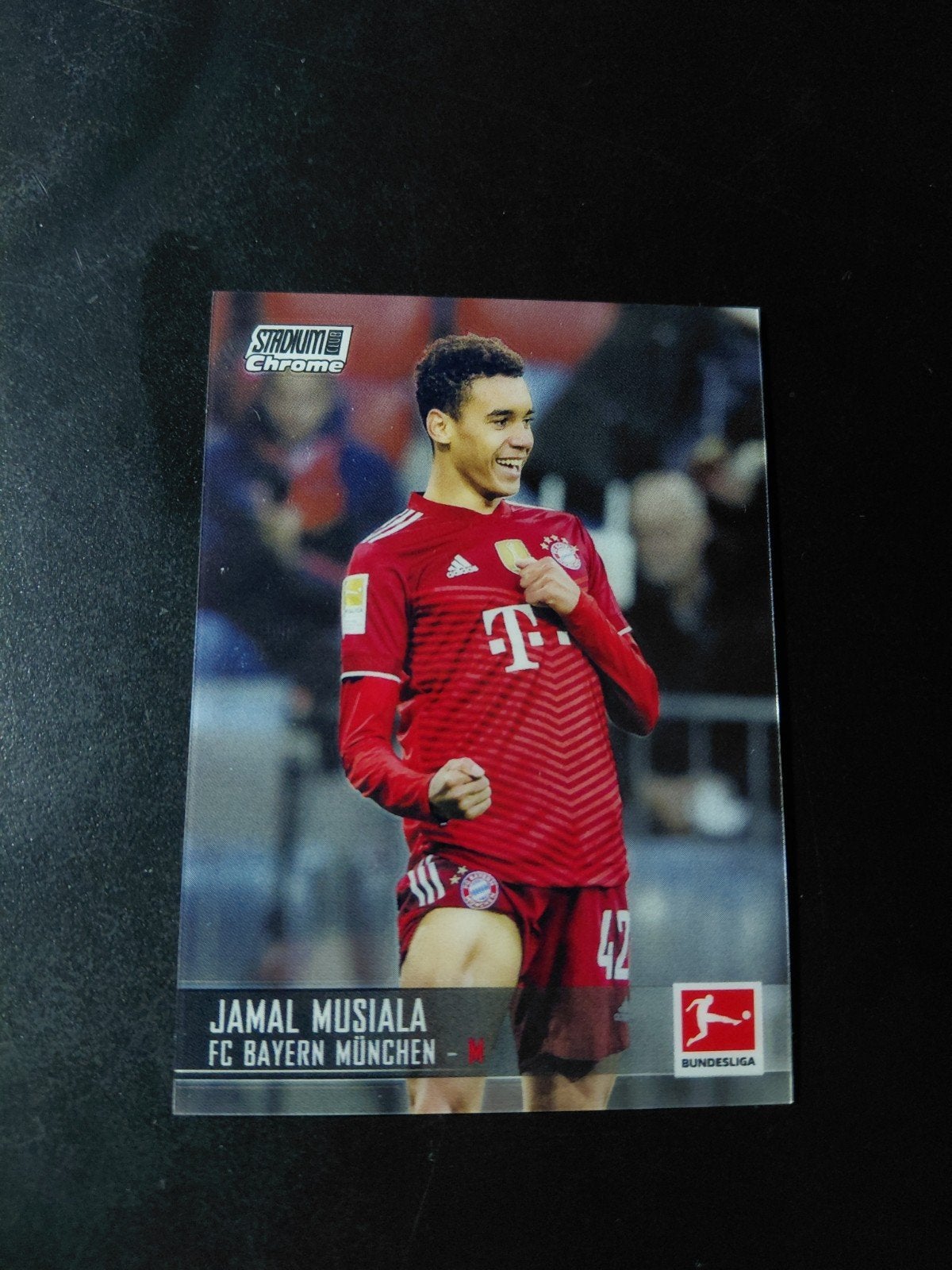 Jamal musiala ROOKIE (bayern munchen) topps chrome 2022, Verzenden, Nieuw, Buitenlandse clubs, Spelerskaart