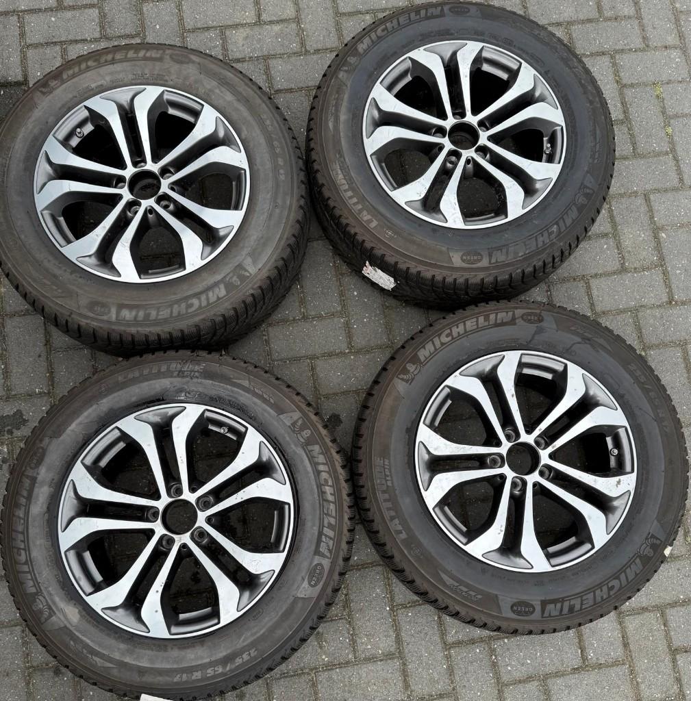 TOP! Mercedes W253 GLC 17 inch velgen Michelin winterbanden, Ophalen, Gebruikt, Banden en Velgen, 17 inch
