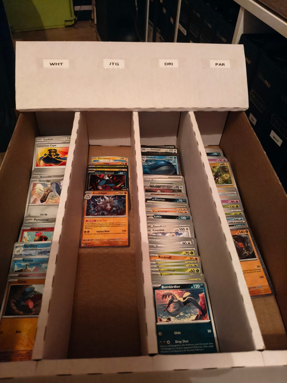 Grote verzameling Pokémon kaarten - Diverse sets, Ophalen, Gebruikt, Meerdere kaarten