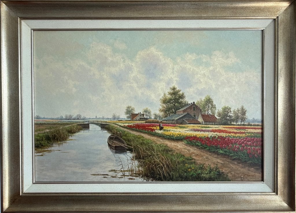 Ron Meilof, bollenvelden rondom Lisse, Ophalen