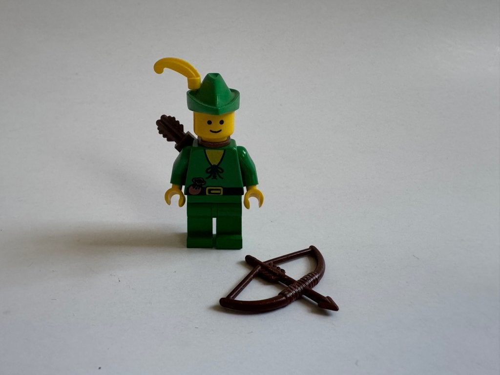 Lego Castle minifigure, Forestman - Pouch, cas123a, Kinderen en Baby's, Speelgoed | Duplo en Lego, Gebruikt, Lego, Ophalen of Verzenden