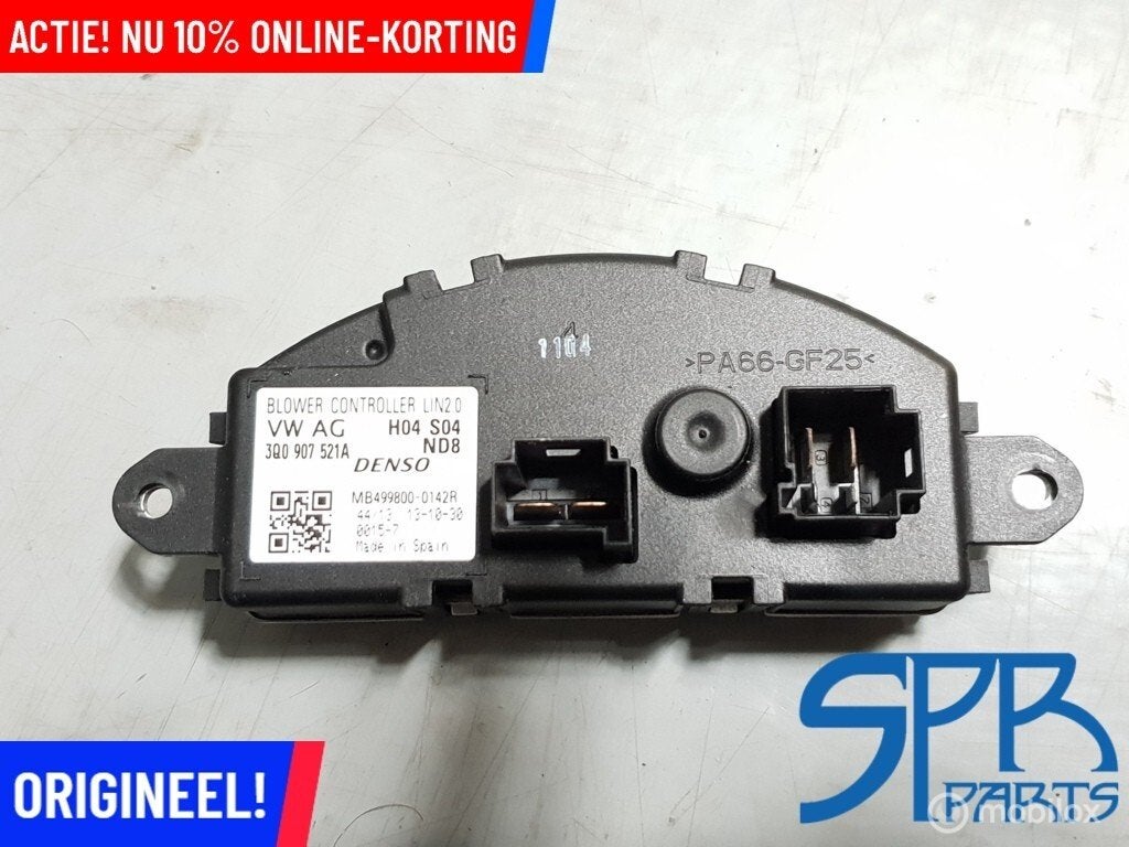 Kachelmotor REGELAAR VW ARTEON 3Q0907521A KACHELWEERSTAND, Gebruikt, Volkswagen, Ophalen of Verzenden, Volkswagen