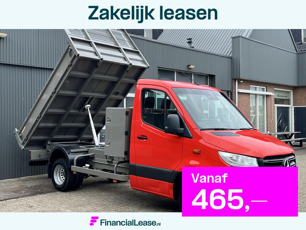Mercedes-Benz Sprinter 514 2.2 CDI Kipper Airco Trekhaak 350, Achterwielaandrijving, Gebruikt, Zwart, Bedrijf