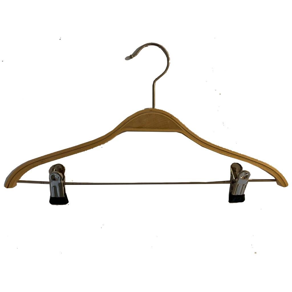 177 houten KLEDINGHANGERS 37 cm. + 2 organizers broekhangers, Gebruikt, Ophalen of Verzenden, X, X