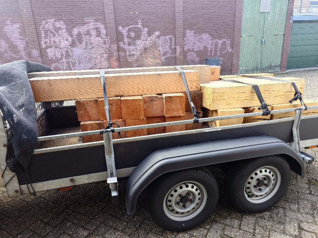 Douglas + eiken --- reststukken voor de klusser, Ophalen, Nieuw, Minder dan 180 cm, Balken