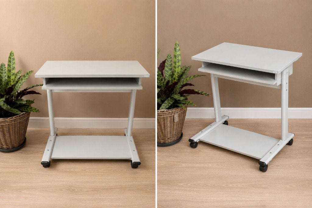 bureau, Modern, Ophalen, Nieuw, Computerbureau