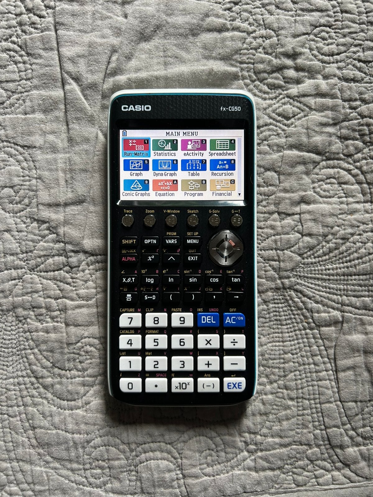 Casio FX-CG50 Grafische Rekenmaschine (Wit), Diversen, Rekenmachines, Ophalen of Verzenden, Grafische rekenmachine, Zo goed als nieuw