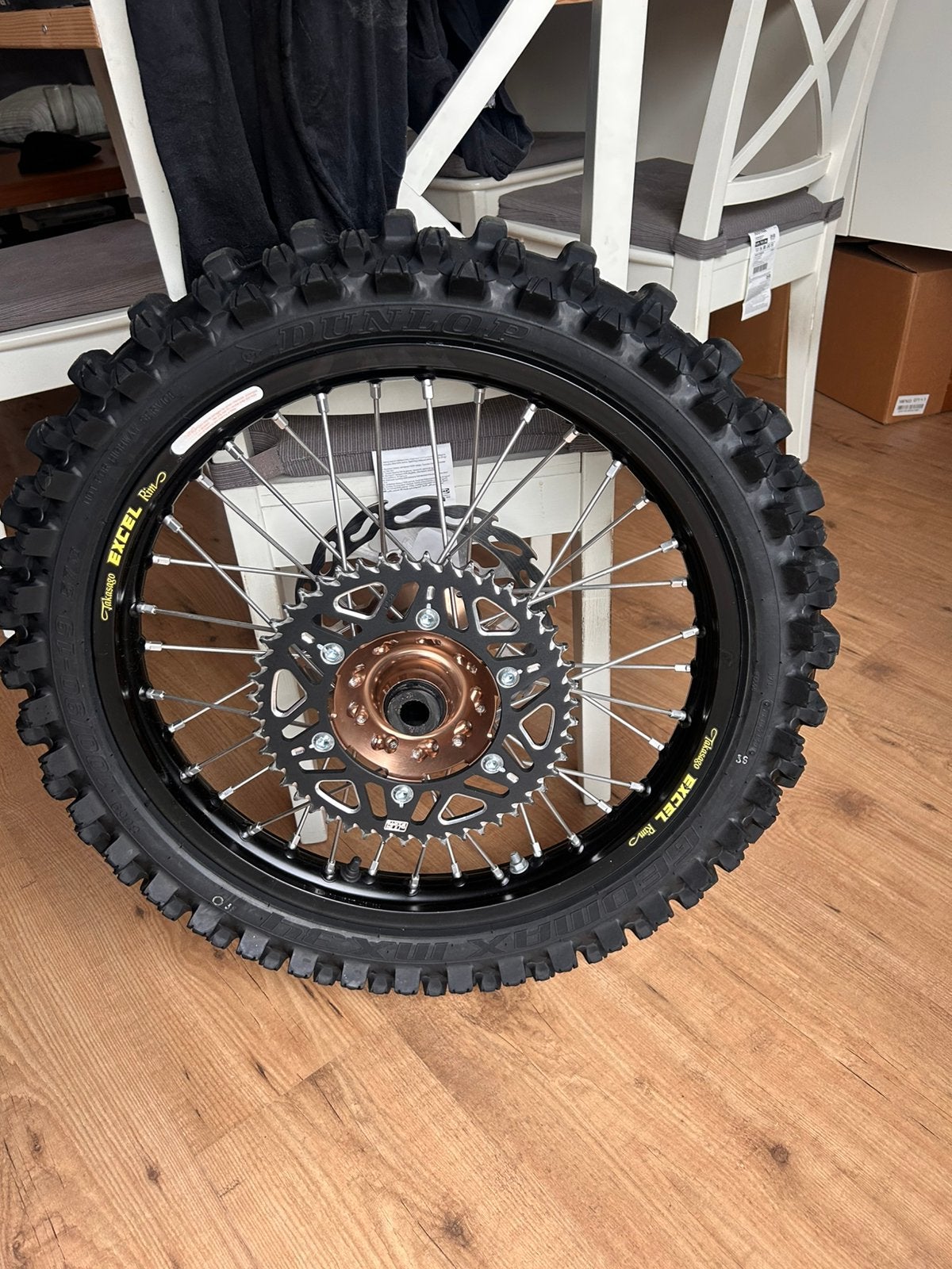 YAMAHA YZ125 haan wielen en crm carbon tank, Motoren, Ophalen