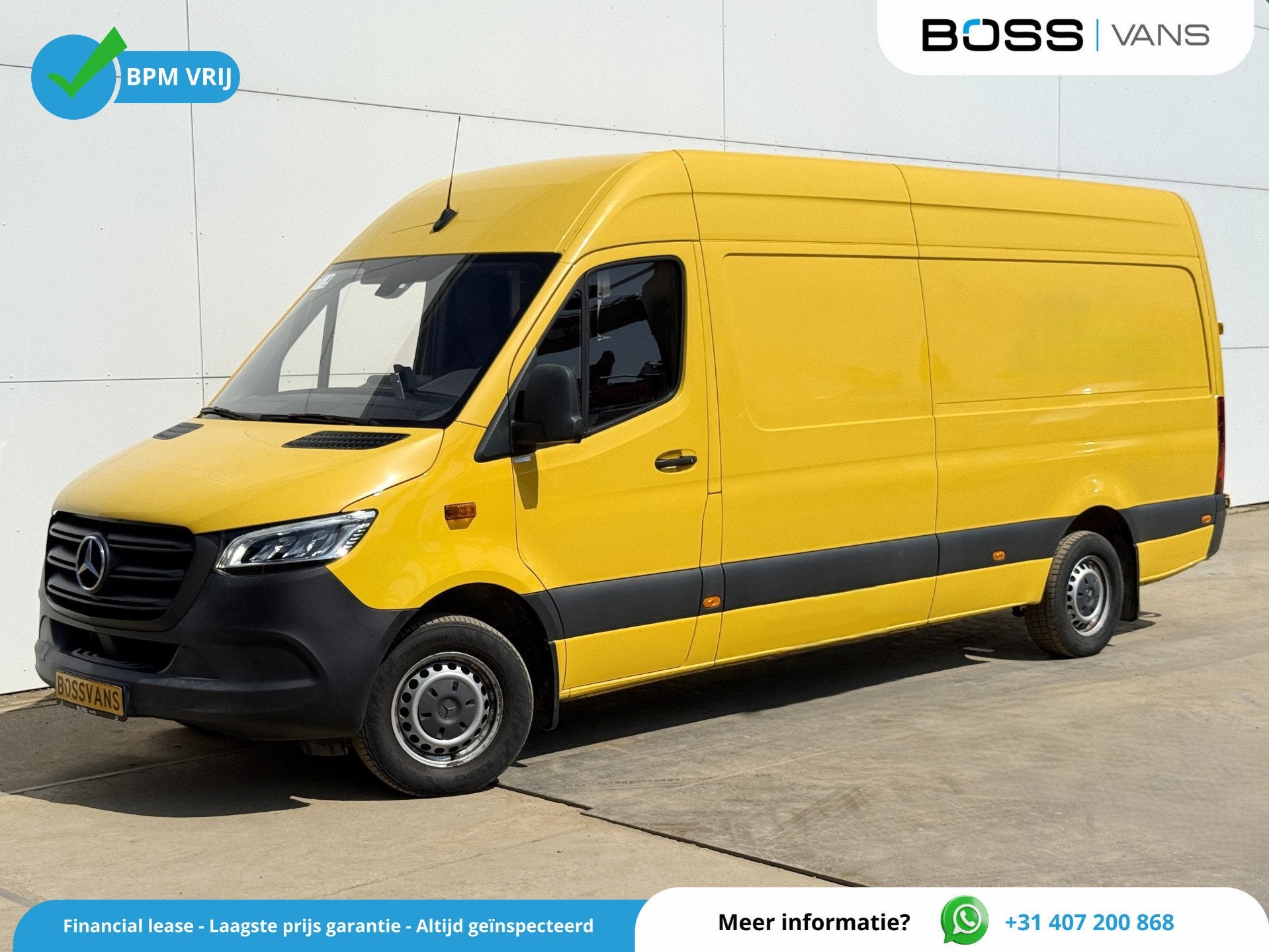 Mercedes-Benz Sprinter 315 1.9 CDI Pakketbus L3H2 Tussenscho, Achterwielaandrijving, Gebruikt, 4 cilinders, 1 stoelen