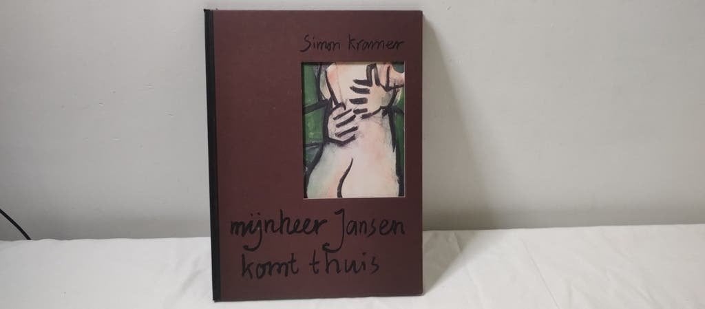 SIMON KRAMER - Meneer Jansen komt thuis - Zeer fraai exempla, Ophalen of Verzenden, Zo goed als nieuw, Schilder- en Tekenkunst