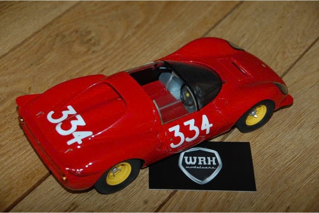 SALE !! FERRARI special edition #334 MG models HANDBOUW WRH, Hobby en Vrije tijd, Modelauto's | 1:18, Verzenden, Gebruikt, Auto