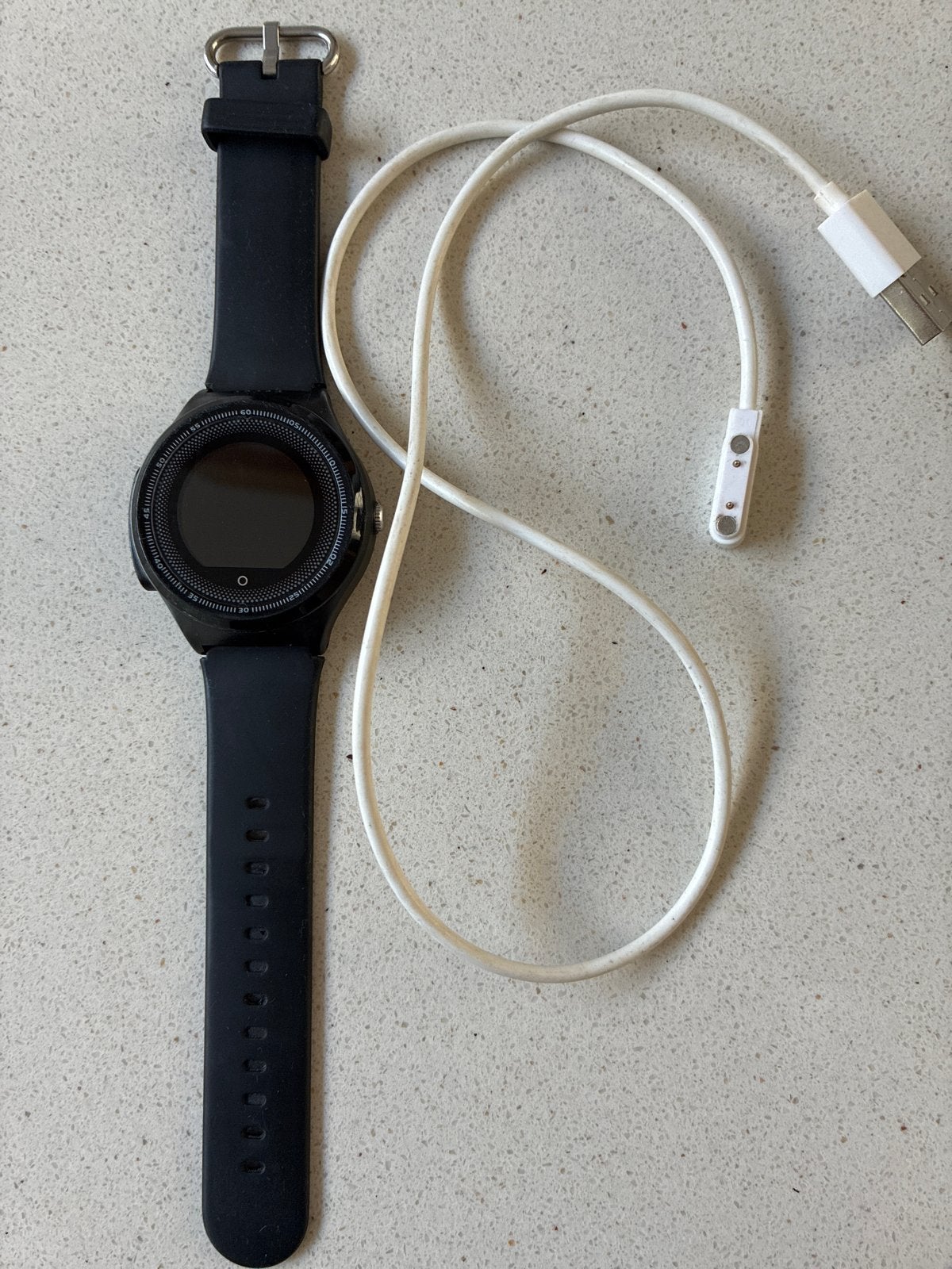 One2track move GPS Horloge Zwart met Oplader, Gebruikt, Zwart, Ophalen of Verzenden, GPS