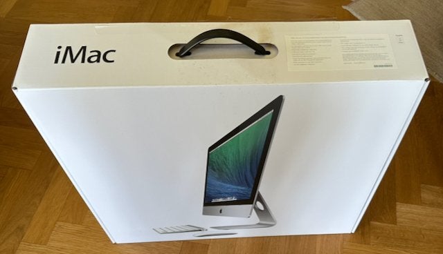 Apple iMac 21,5" (Late 2013) met 500GB SSD en originele doos, Computers en Software, Apple Desktops, Ophalen, Gebruikt, 2 tot 3 Ghz