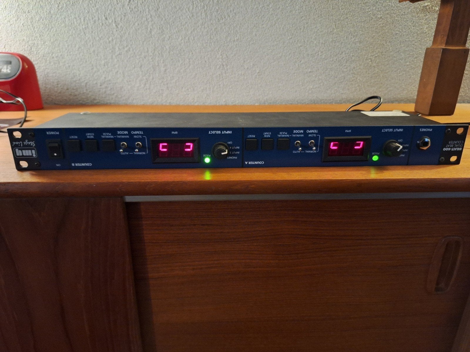 IMG Stage Line Beat-400 Dual Beat Counter, Muziek en Instrumenten, Dj-sets en Draaitafels, Ophalen, Gebruikt, Numark