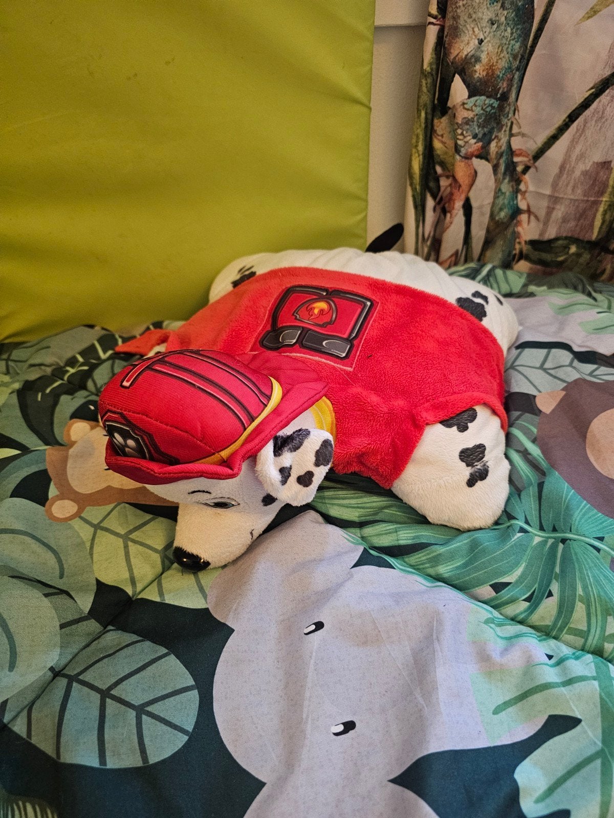 Paw Patrol knuffelkussen Chase en Marshall, Zo goed als nieuw, Middelgroot (20 tot 80 cm), Meerkleurig, Paw Patrol