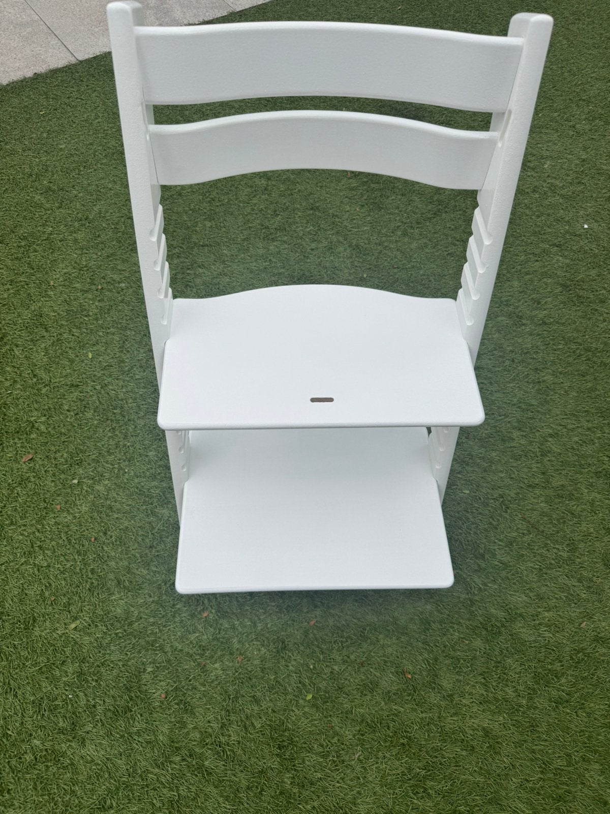Zeer mooie witte Stokke Tripp Trapp, Kinderen en Baby's, Kinderstoelen, Ophalen of Verzenden, Gebruikt, Meegroeistoel
