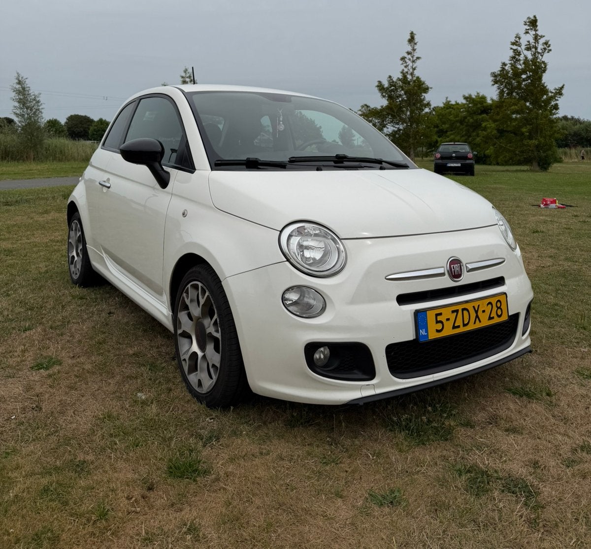 Fiat 500S 0.9 Twinair Turbo 2014 Wit | NIEUWE APK!, Auto's, Fiat, Voorwielaandrijving, Start-stop-systeem, Leder en Stof, Origineel Nederlands
