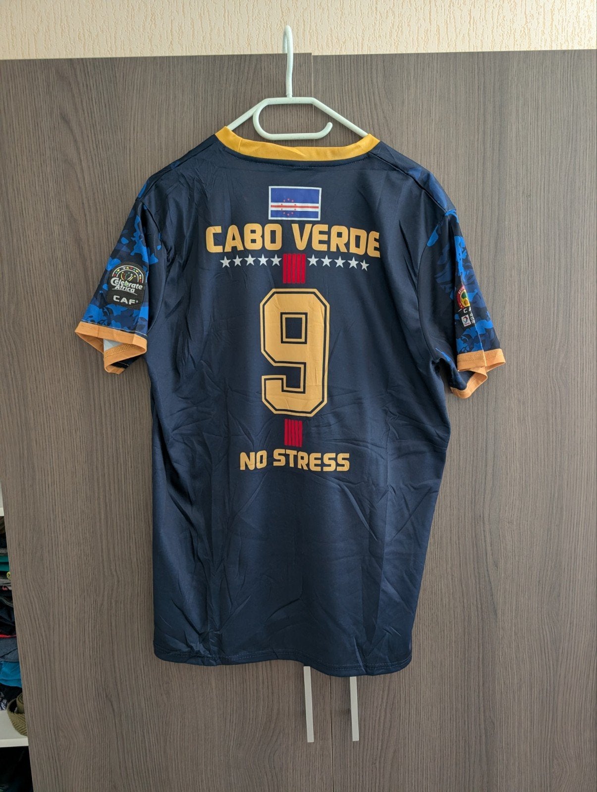 Nieuw Voetbalshirt Kaapverdië - Maat XXL, Ophalen of Verzenden, Nieuw, Overige maten, Blauw
