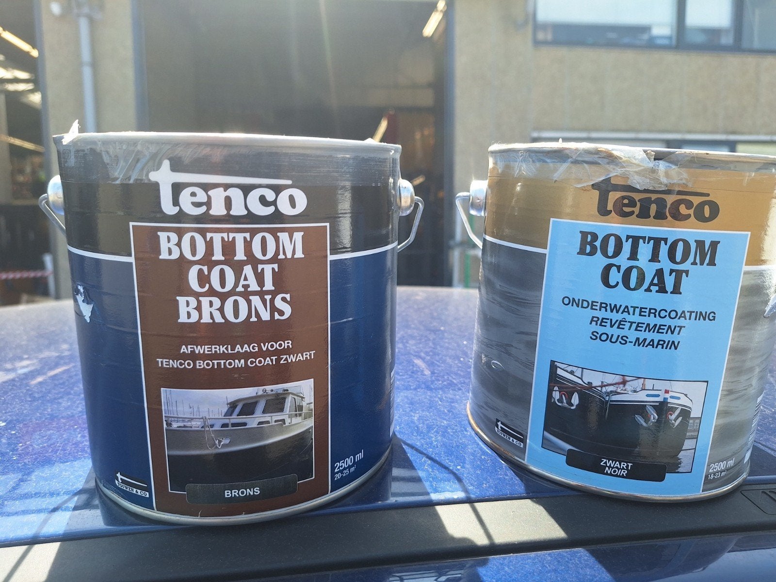 Tenco Bottom Coat Brons & Zwart - 2x 2500ml, Ophalen, Nieuw