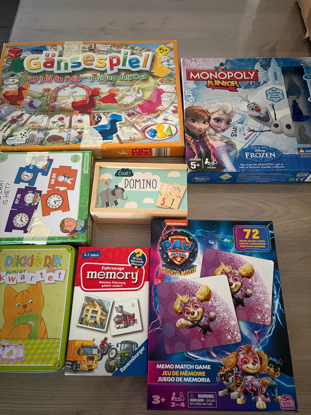 Grote collectie bordspellen en kaartspellen, Ophalen of Verzenden, Gebruikt, Puzzelen