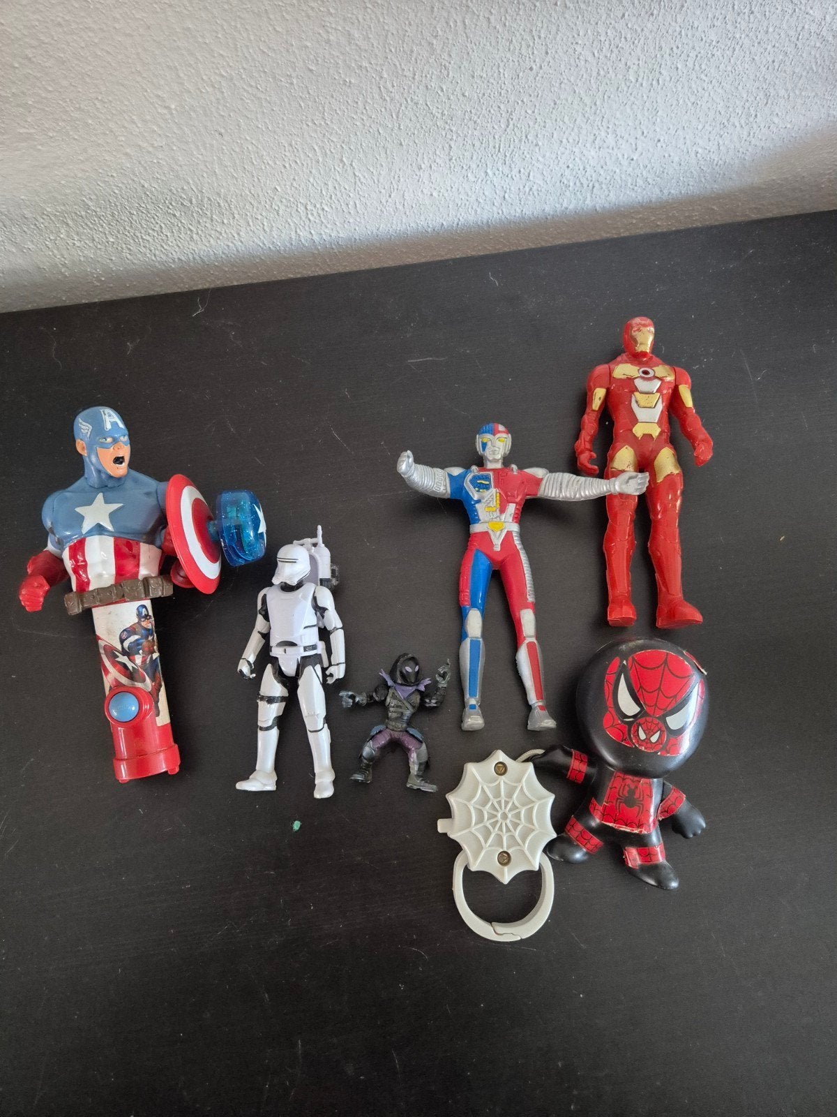 Actiefiguren: Iron Man, Spider-Man, Stormtrooper en meer, Ophalen of Verzenden, Gebruikt