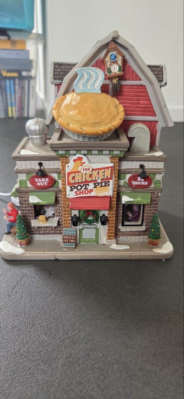 Lemax kersthuisje - The Chicken Pot Pie Shop, Ophalen of Verzenden, Gebruikt