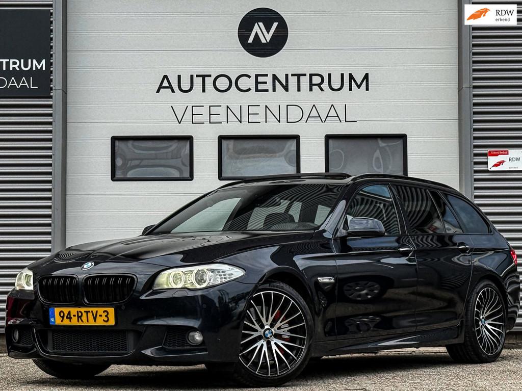 BMW 5-serie Touring 535d 376 PK STAGE 2 M-SPORT TREKHAAK/PAN, Auto's, BMW, Automaat, Euro 5, Achterwielaandrijving, Gebruikt