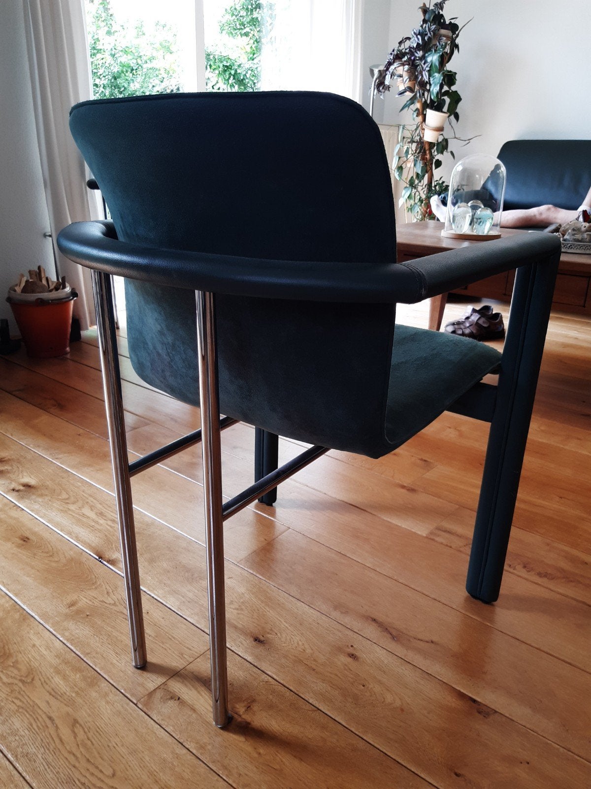 Leolux stoelen 2stuks, Huis en Inrichting, Stoelen, Gebruikt, Twee, Leer, Stof, Overige kleuren, Ophalen
