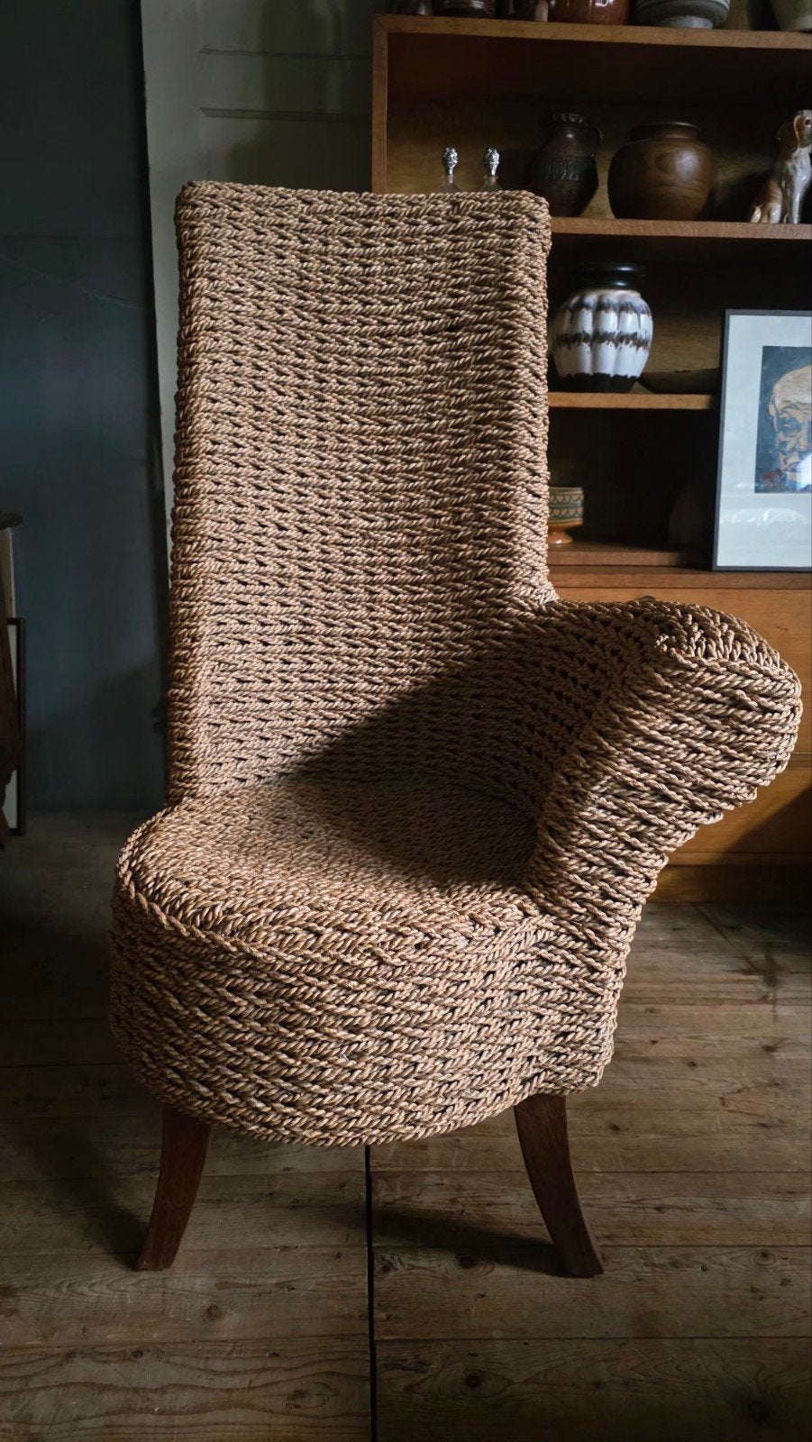 rope chair/touw stoel, Ophalen, Zo goed als nieuw, Eén