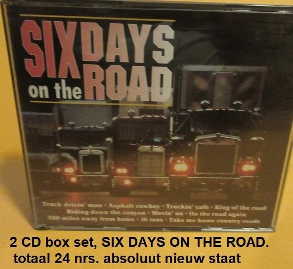 3 x CD, on the road again, 6 days on the road, Ophalen of Verzenden, Zo goed als nieuw