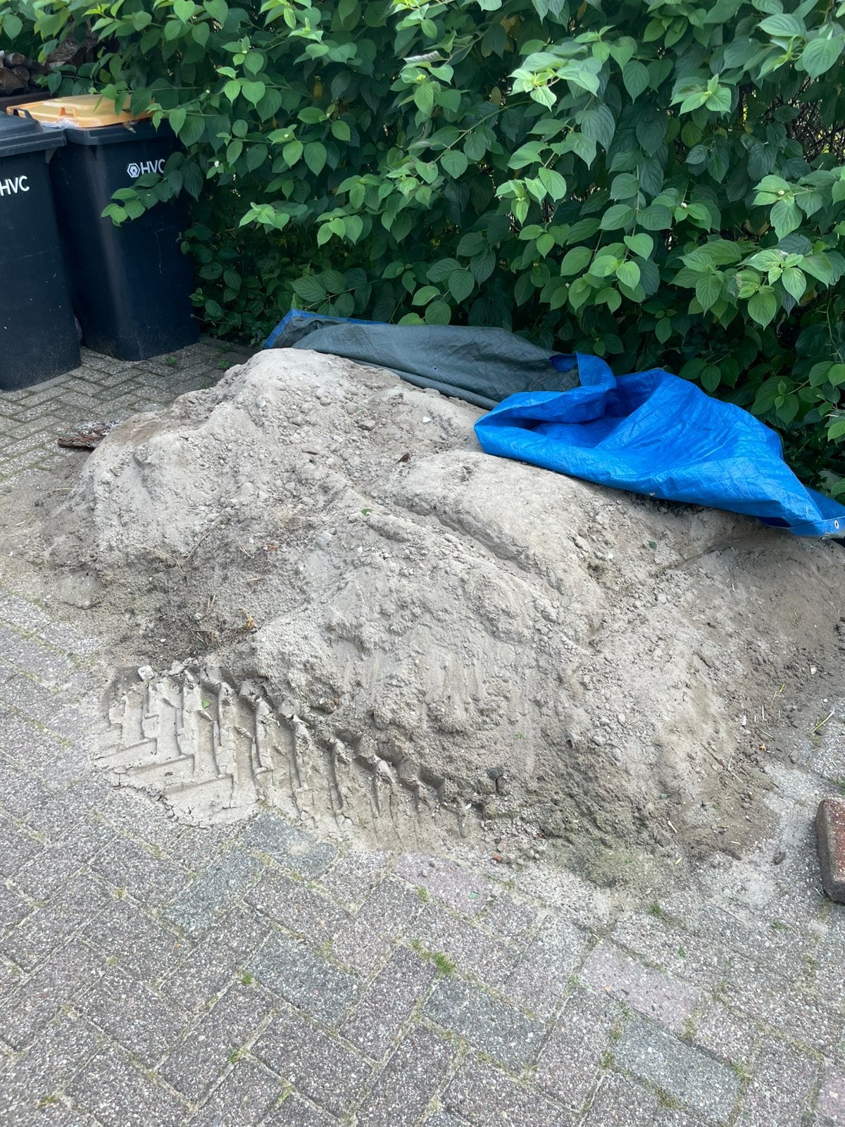 Straat zand / wit zand / ophoog zand, Tuin en Terras, Zand, Ophalen, Zo goed als nieuw, Ophoogzand