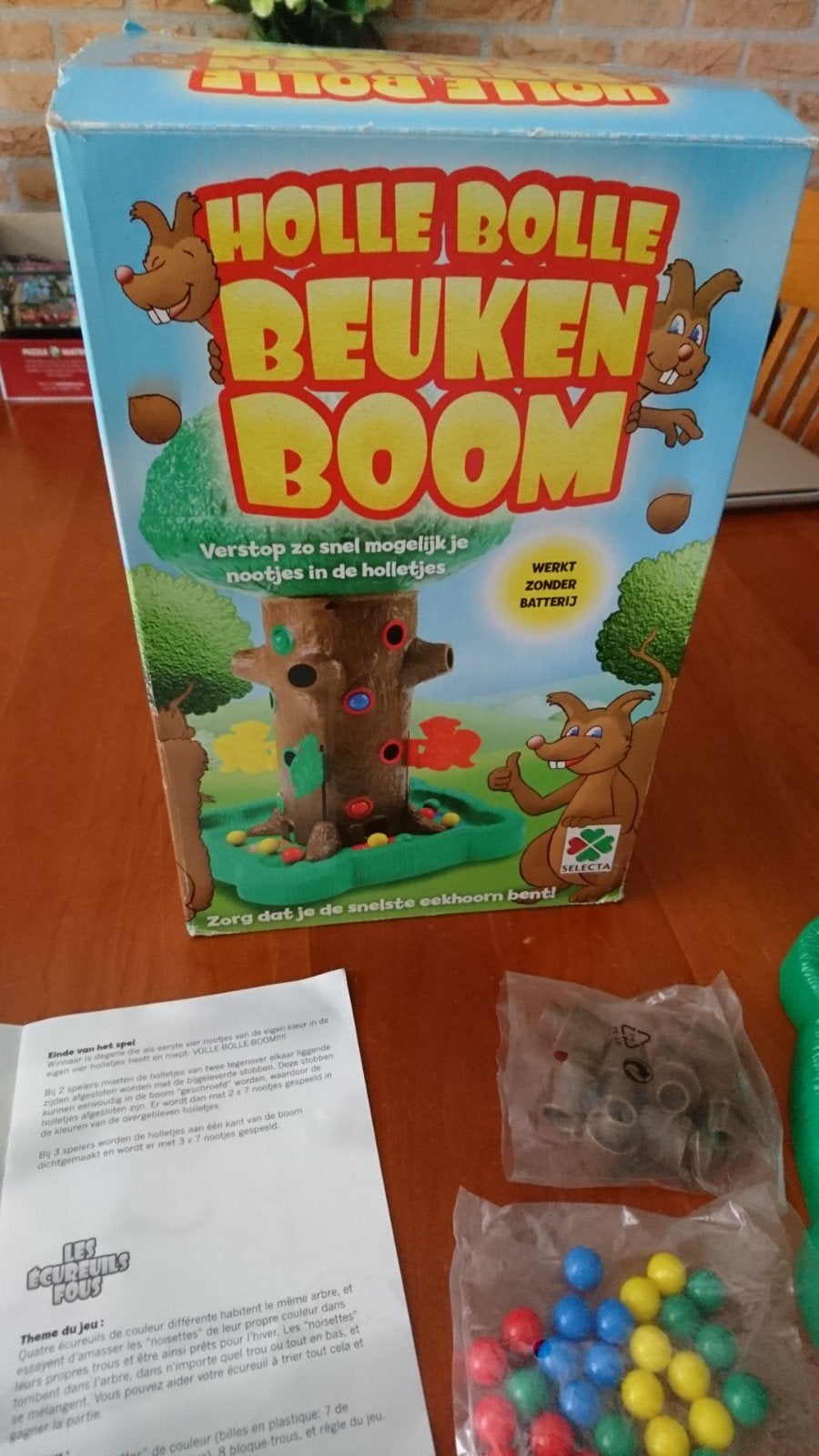 Selecta Holle Bolle Beuken Boom - Compleet Gezelschapsspel, Ophalen of Verzenden, Zo goed als nieuw, Jongen of Meisje