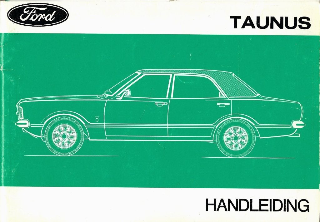 FORD TAUNUS HANDLEIDING 1973   VII/73 - 7 DU, Ophalen of Verzenden