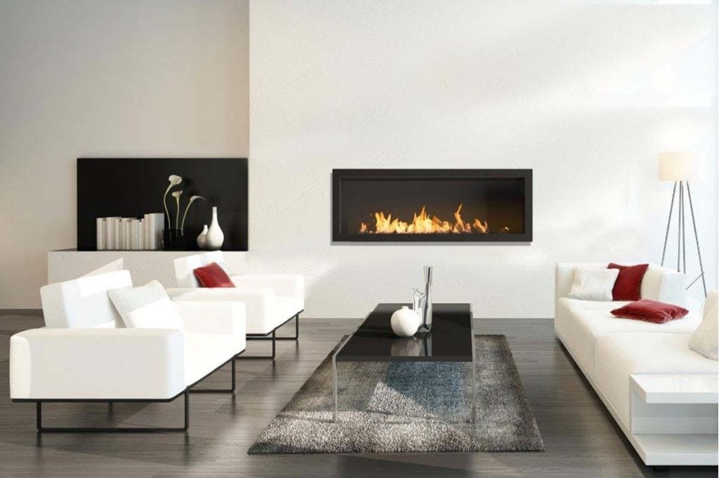 Icon Fires Slimline Firebox 1100 met Slimline 800 Brander, Niet ingevuld, Nieuw, Niet ingevuld, Niet ingevuld