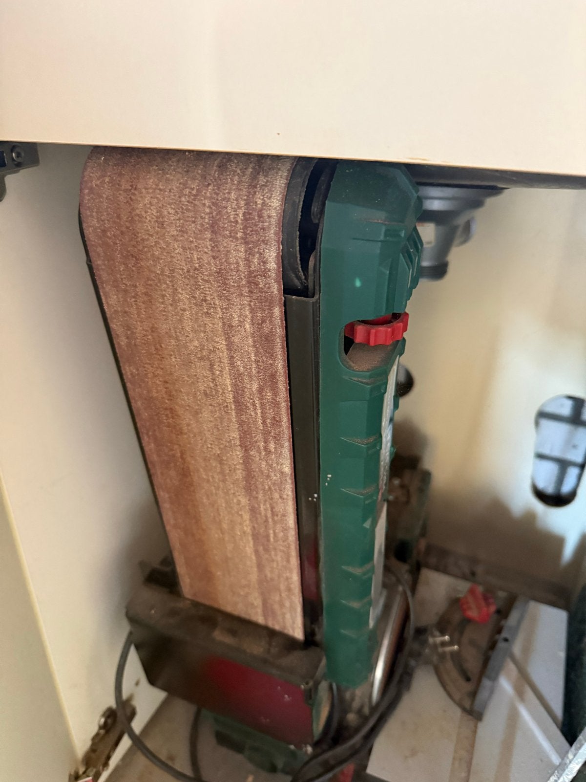 Parkside Bandschuurmachine - Krachtig en Betrouwbaar, Ophalen of Verzenden, Gebruikt, Minder dan 600 watt, Bandschuurmachine