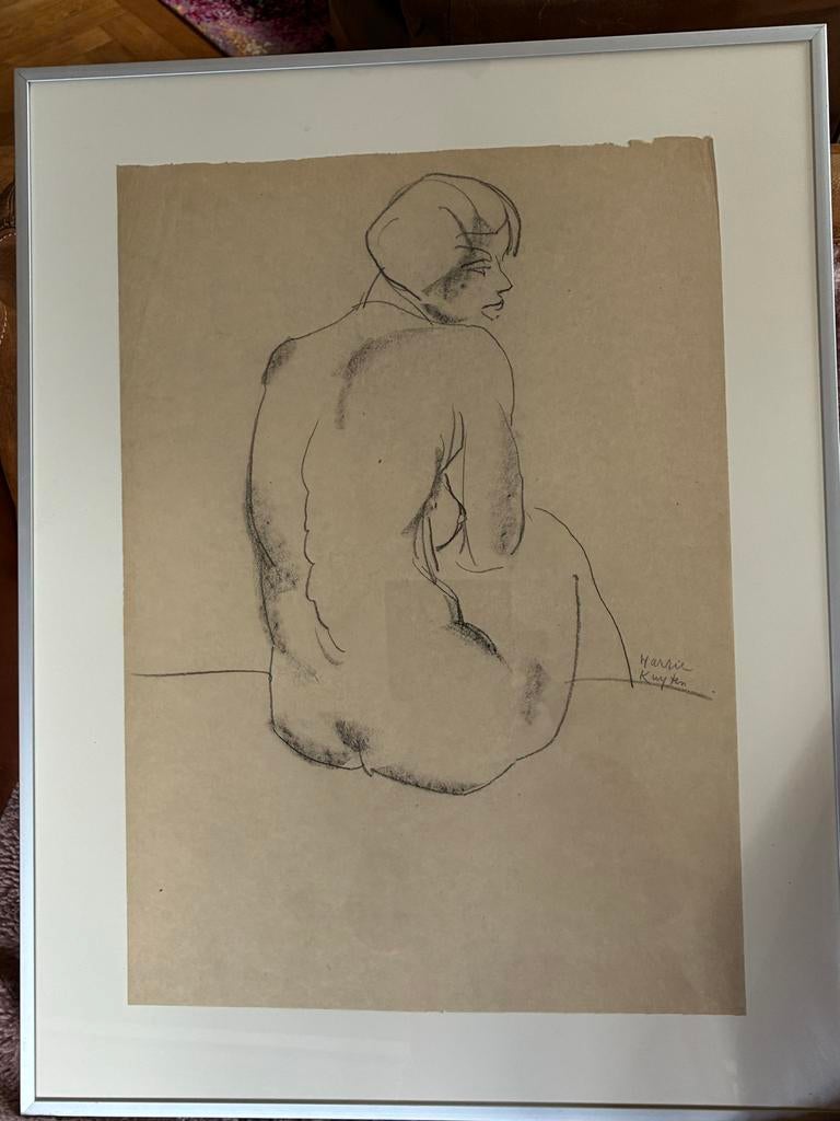 Vintage naaktstudie van Harrie Kuyten (1883-1952), Ophalen of Verzenden