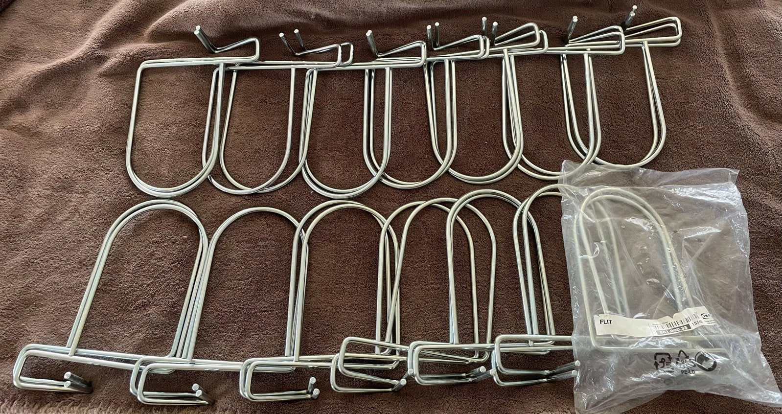XL partij van 28 stuks Vintage Ikea Flit Boekensteunen, Ophalen, Zo goed als nieuw