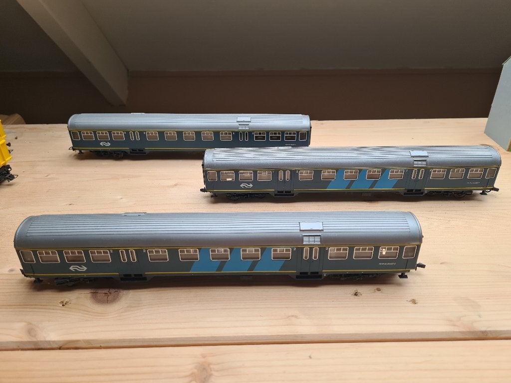 NS personen wagons, Gelijkstroom, Wagon, Ophalen of Verzenden, Roco