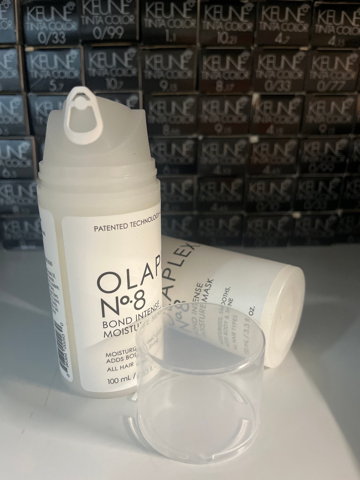 2 Olaplex No. 8 Bond Intense Moisture Mask - 100 ml, Ophalen of Verzenden, Nieuw, Haarverzorger of -hersteller