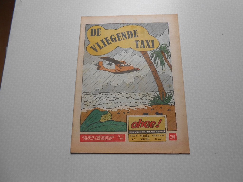 ohee 215 De vliegende taxi 1967., Eén stripboek, Ophalen of Verzenden, Zo goed als nieuw