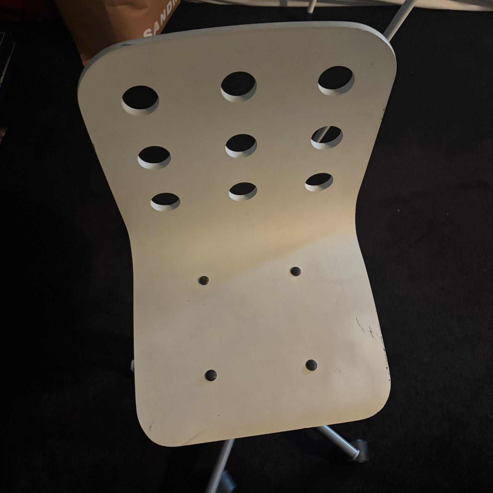 bureaustoel ikea, Ophalen of Verzenden, Gebruikt, Wit, Bureaustoel