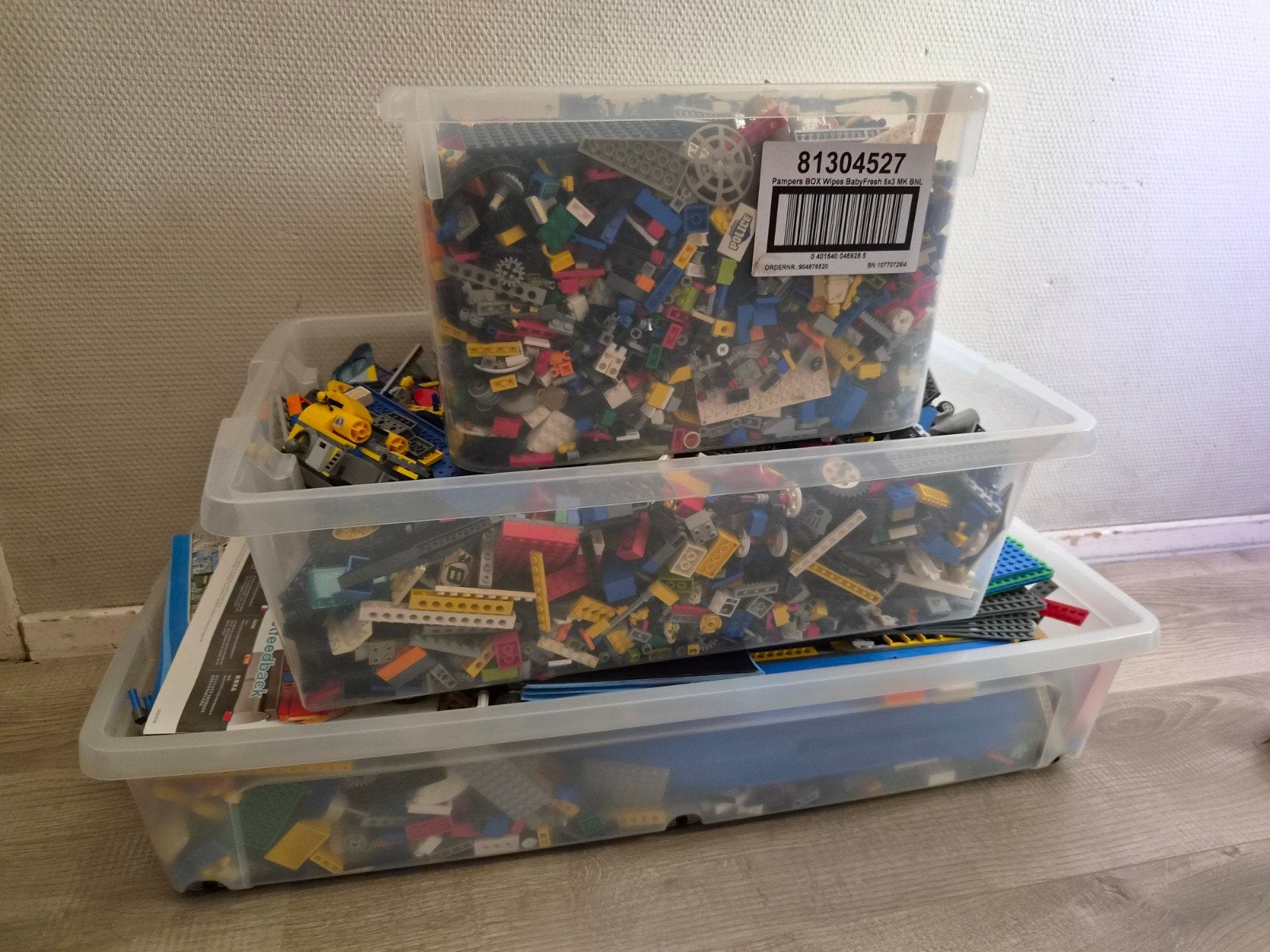 3 bakken lego, Ophalen of Verzenden